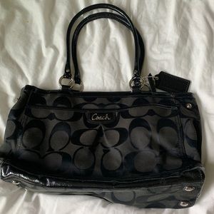 Black Coach tote